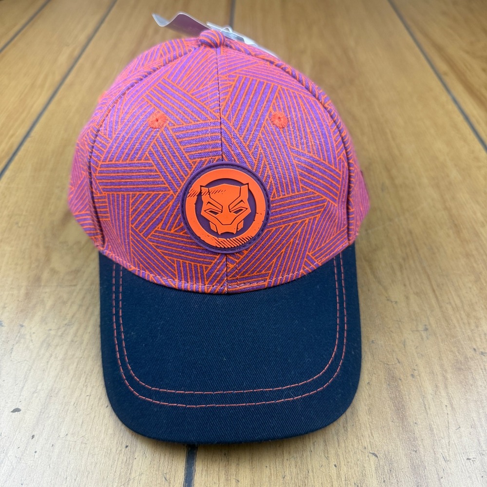Disney Parks Marvel Black Panther Wakanda Forever Hat Cap One‎ Size Kids